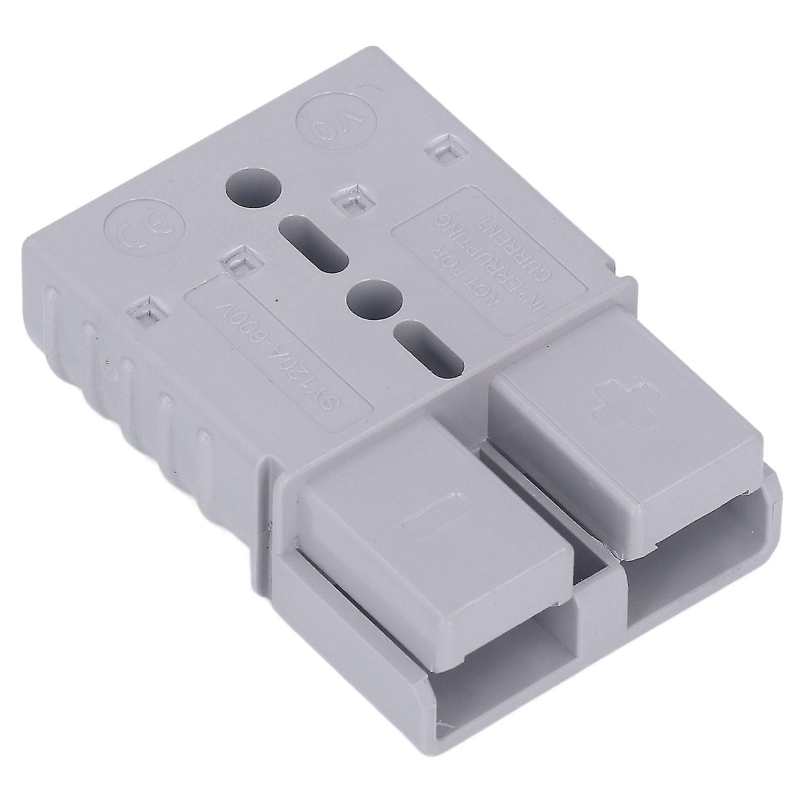 2Pcs Battery Quick Connector Disconnect Wire Harness Plug with Terminal 120A 600V