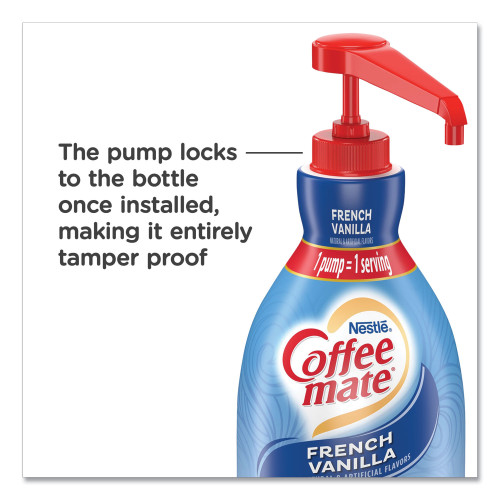 Coffee-mate Liquid Coffee Creamer， French Vanilla， 1500mL Pump Bottle (31803)