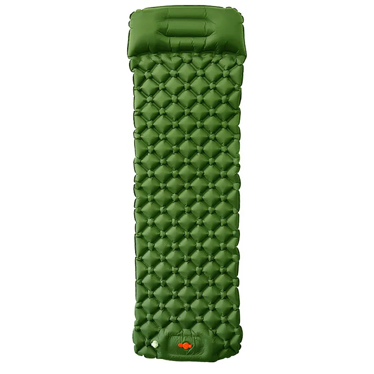 High Quality Backpacking Self Inflating Sleeping Pad for Camping with Foot Built in Pump