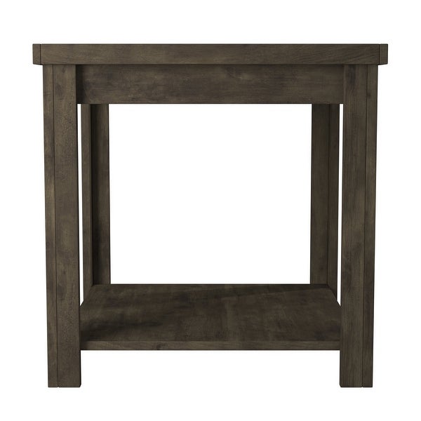 Carbon Loft 24-inch Fully Assembled Brown Side Table