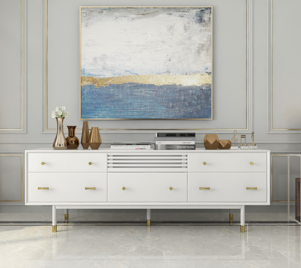 Lala Low TV Stand   Midcentury   Entertainment Centers And Tv Stands   by LIEVO  Houzz