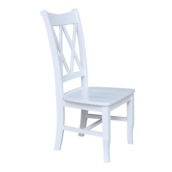 Double XX Solid Wood Chairs - Set of Two