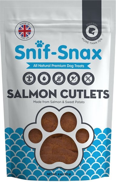 Snif-Snax Smoked Salmon and Sweet Potato Cutlets Grain-Free Dog Treats