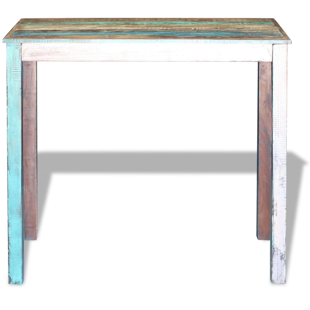 vidaXL Bar Table Solid Reclaimed Wood 45.3\