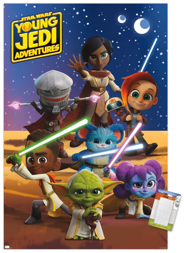 Trends International Star Wars Young Jedi Adventures Group Unframed Wall Poster Prints