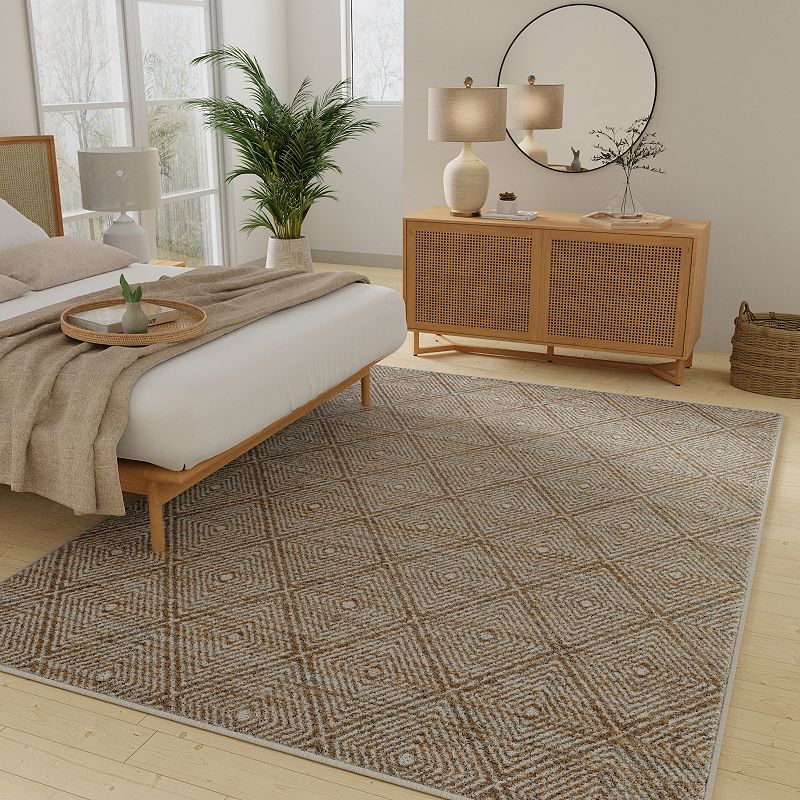 Loomaknoti Loomaknoti Alanzo Alburnt Beige Area Rug