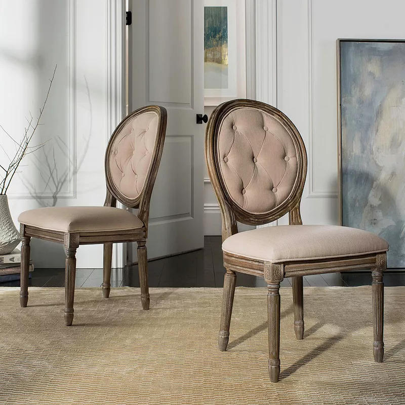 Safavieh Holloway Oval Back Dining Chair 2-piece Set