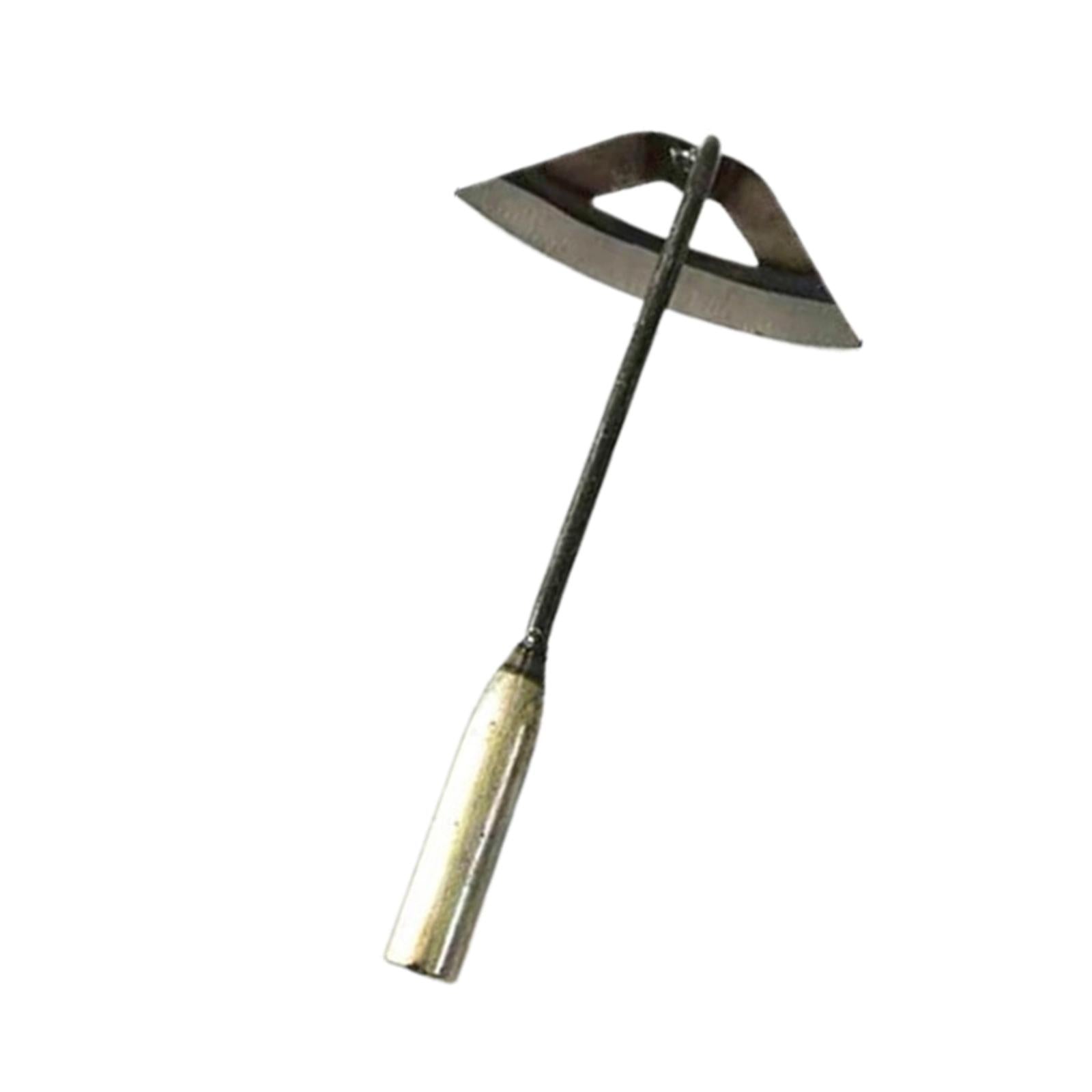 Hoe with Handle Durable Garden Hoe for Landscaping Planting Backyard Weeding Hollow A