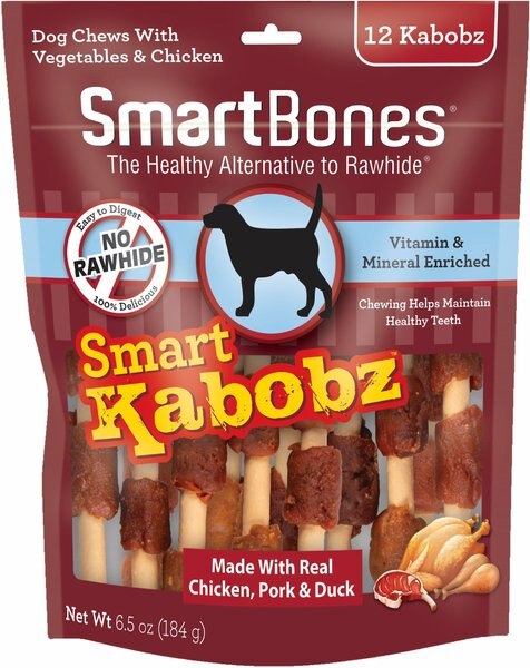 SmartBones Kabobz Tripe Meat Flavor Dog Treats