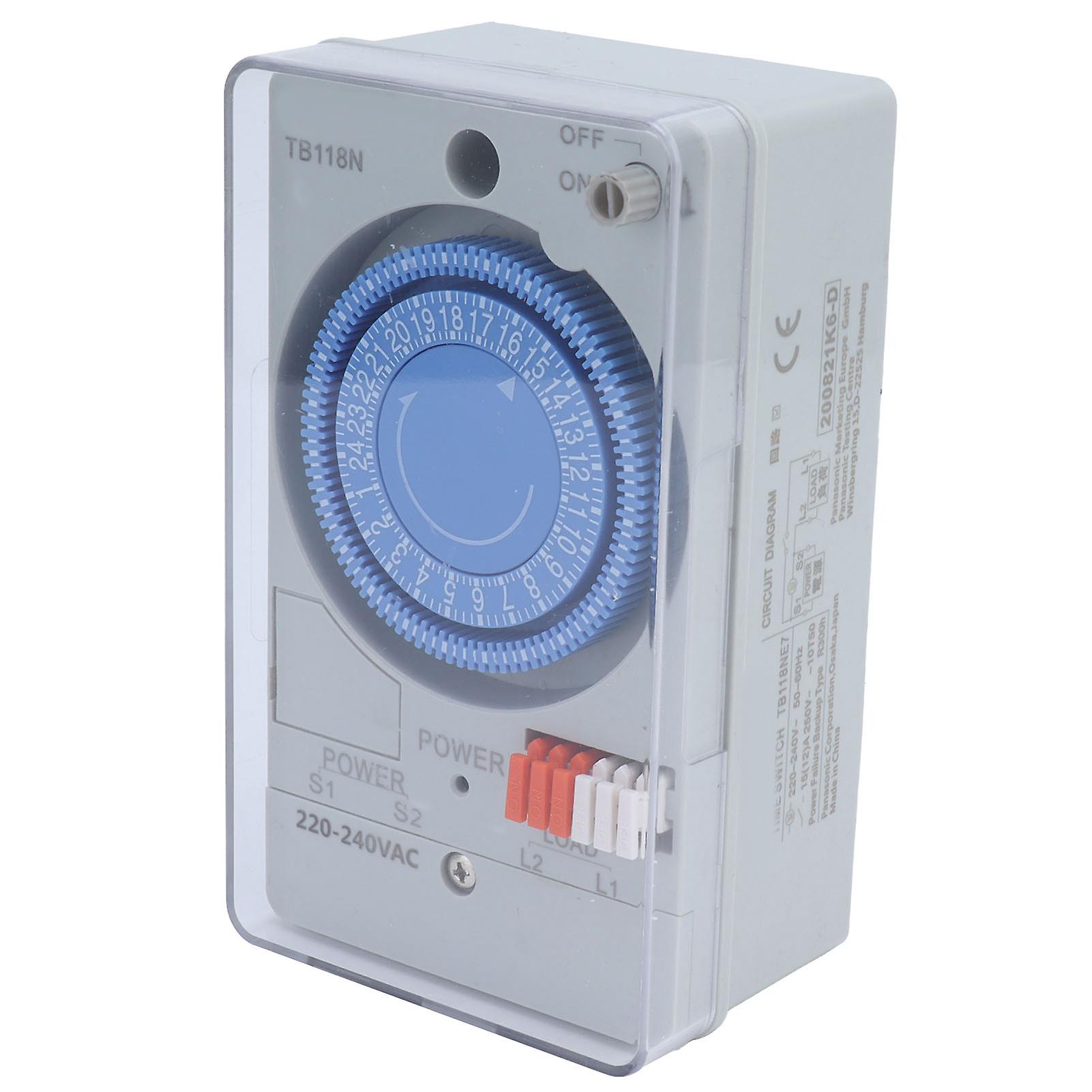 Mechanical Timer Automatic 24 Hours Low Power Consumption Time Switch for Water Heaters Street Lights 220VAC