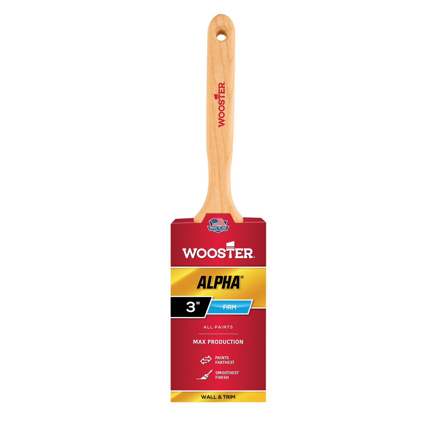 Wooster Alpha 3 in. Flat Paint Brush