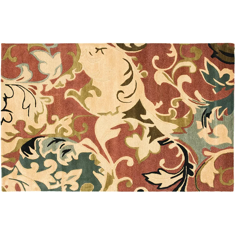 Safavieh Soho Rust Floral Rug