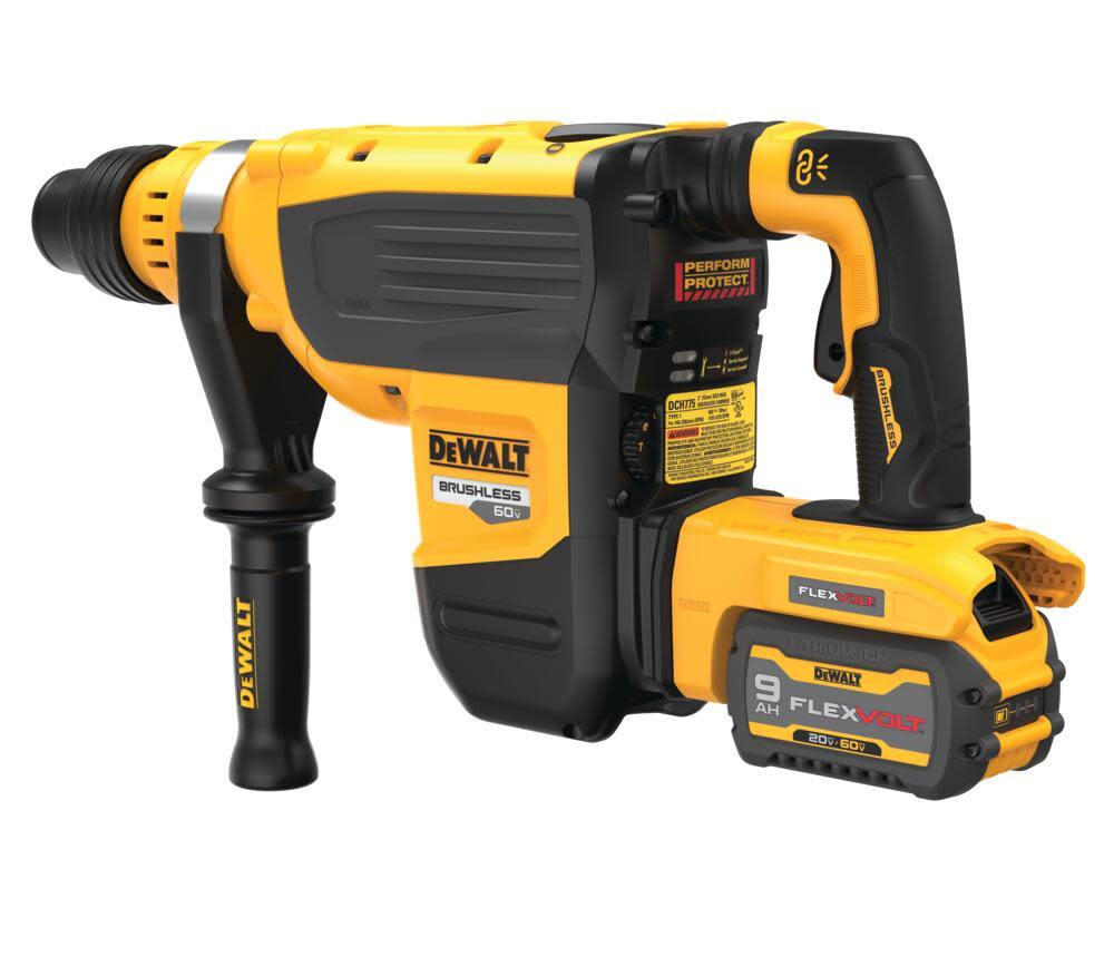 DEWALT 60V MAX Combination Rotary Hammer Kit Brushless SDS MAX 1 7/8