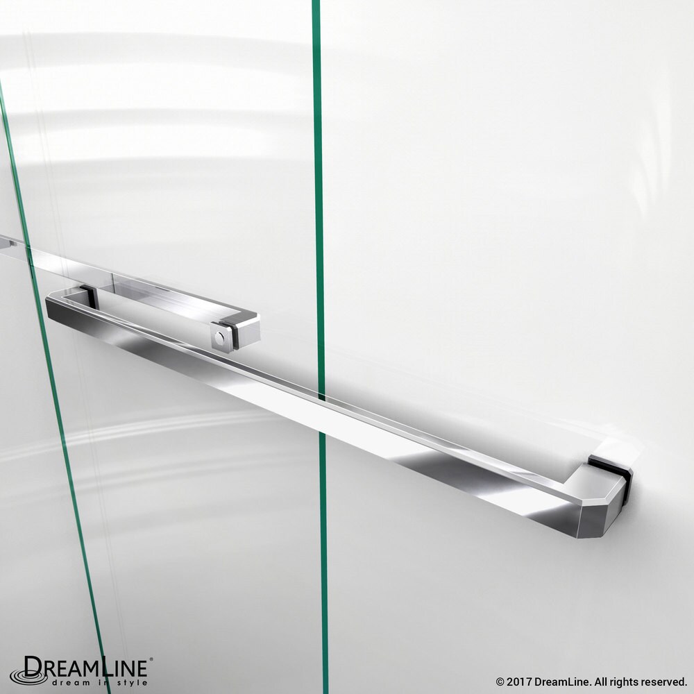 DreamLine Encore 32 in. D x 48 in. W x 78 3/4 in. H Bypass Sliding Shower Door and Shower Base Kit   32\