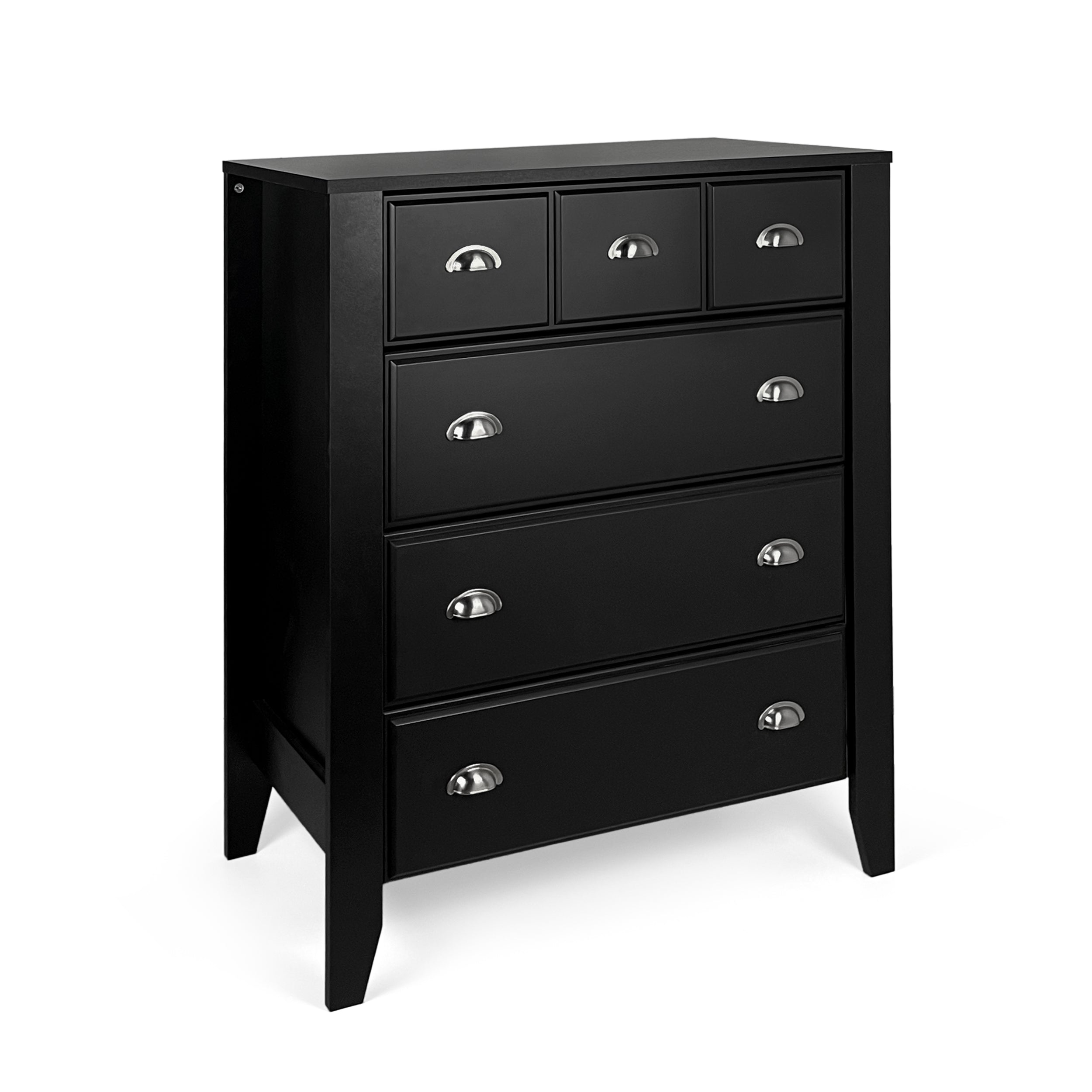 Cleary Contemporary Faux Wood 4 Drawer Dresser