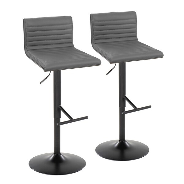 Carson Carrington Tyra Adjustable Bar Stool (Set of 2)