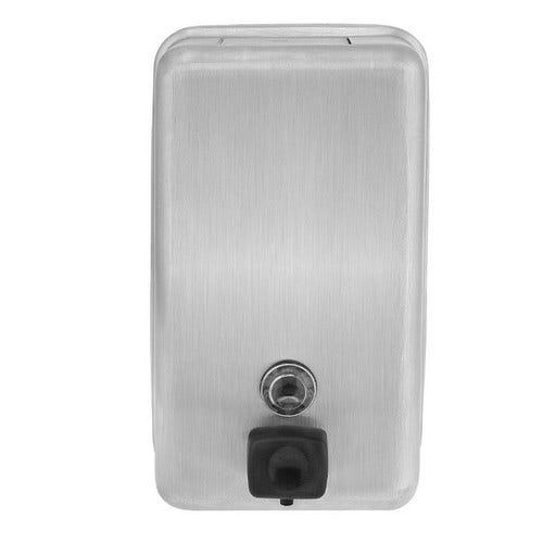 Alpine 423-SSB Stainless Steel Liquid Soap Dispenser， Vertical