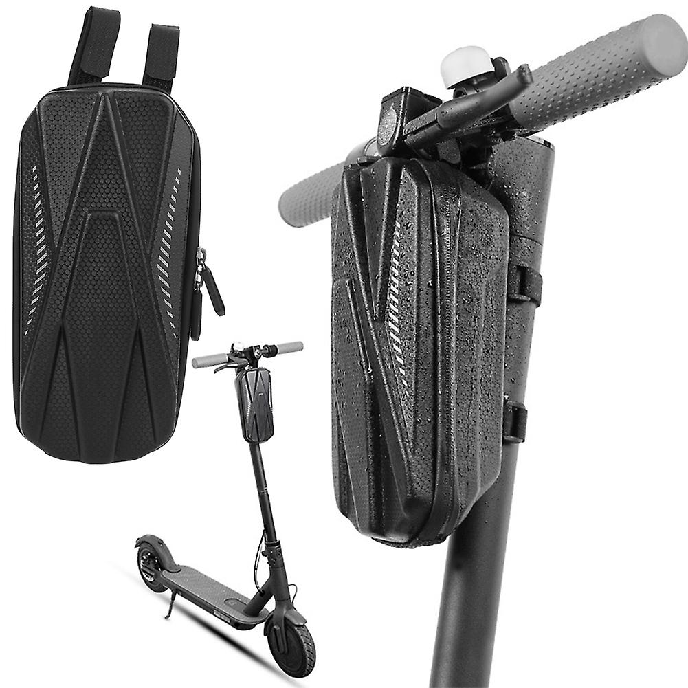 Balancing Scooter Electric Scooter E Bike Front Bag Eva Hard Shell Compatible For Xiaomi M365 2l Capacity(black )