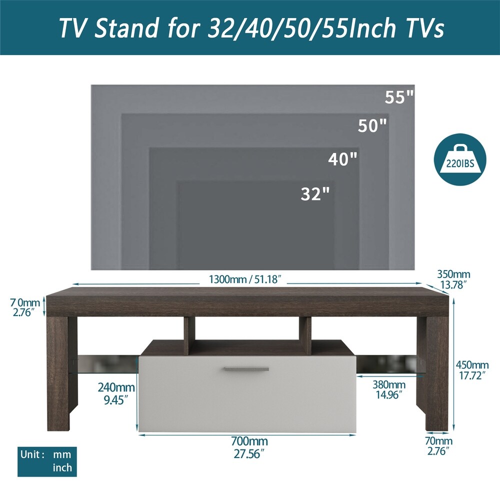 Entertainment Center TV Stand for Up to 80\