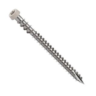 CAMO #10 2-12 in. 316 Stone Gray Premium Star Drive Flat Undercut Screws Stainless Steel Composite (1750-Count) 0367159NS