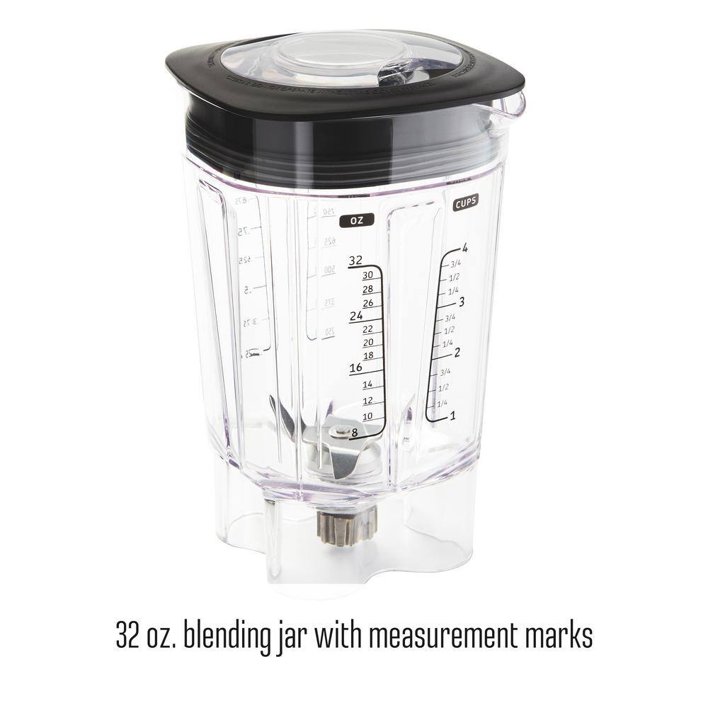 Weston Pro Series 32 oz. 11-speed with Sound Shield and 20 oz. Travel Jar Stainless Steel Blender 58918