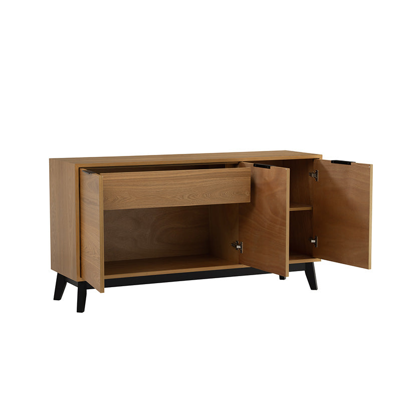 MALTON Sideboard  Buffet 143cm - Natural & Black