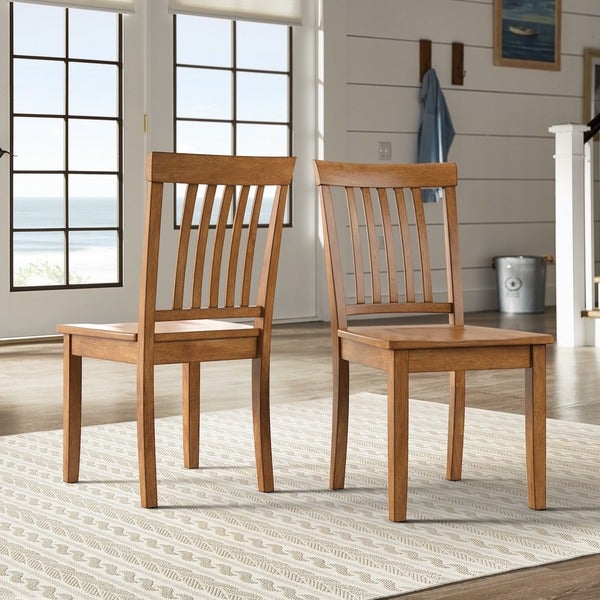 Wilmington II Slat Back Dining Chairs (Set of 2) by iNSPIRE Q Classic