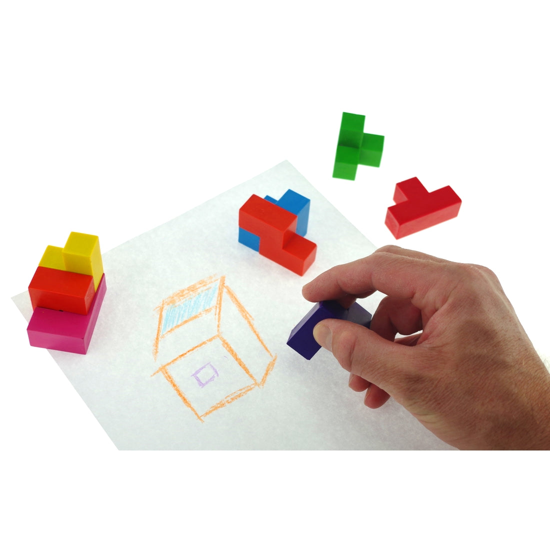 Crayon Cube Puzzle by NuOp Design