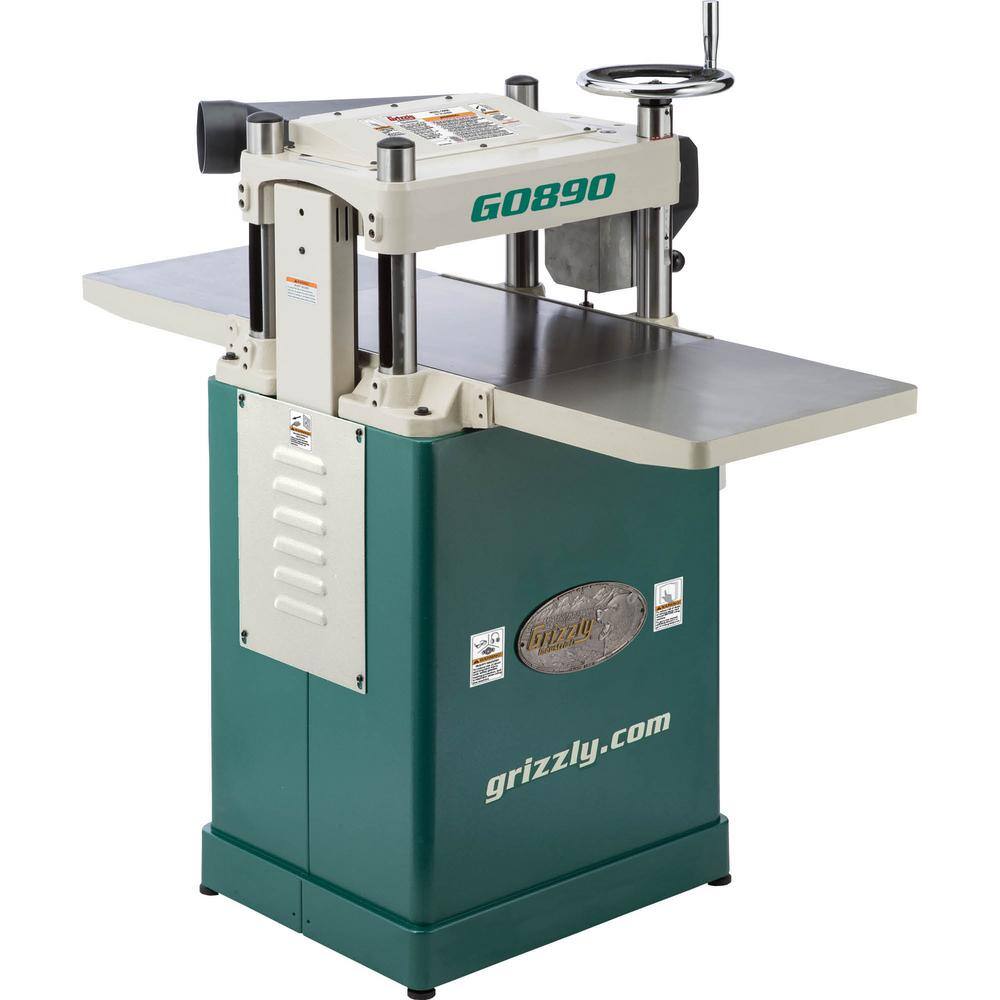 Grizzly Industrial 15 in. 3 HP Fixed-Table Planer G0890