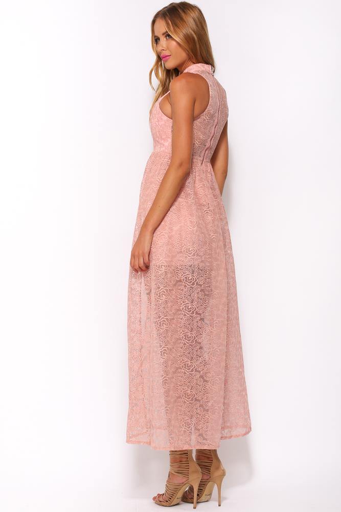 Hearing Bells Maxi Dress Pink