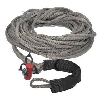 LockJaw 38 in. x 75 ft. Synthetic Winch Line Extension with Integrated Shackle 21-0375075