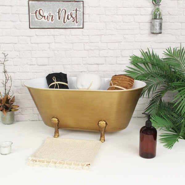 Metal Bathtub Tabletop Decoration