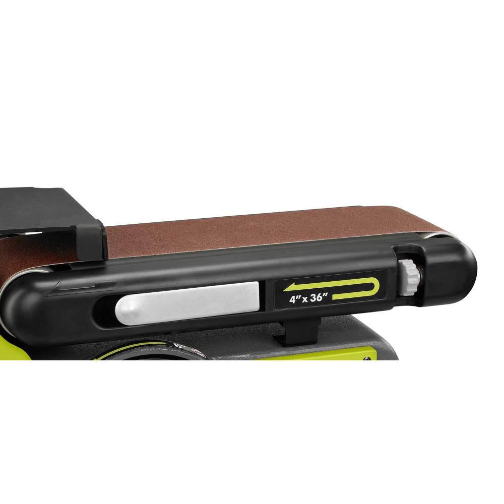 RYOBI Corded 4 in x 36 in. Belt and 6 in. Disc Sander BD4601G