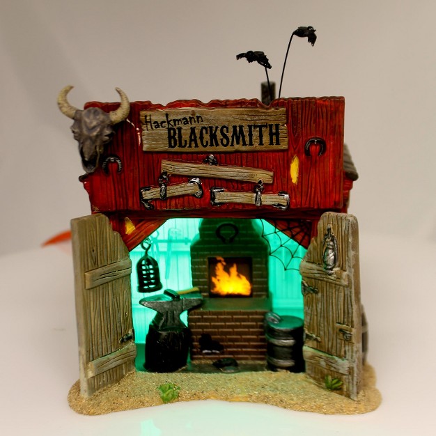 Department 56 House Hackmanns Blacksmith Shop Decorative Figurines