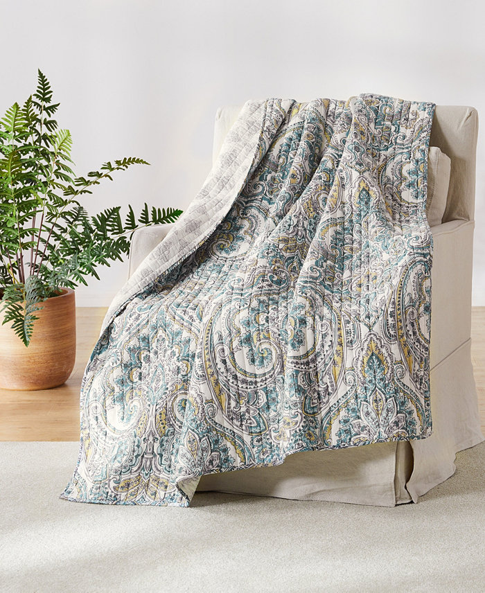 Levtex Rome Reversible Quilted Throw， 50