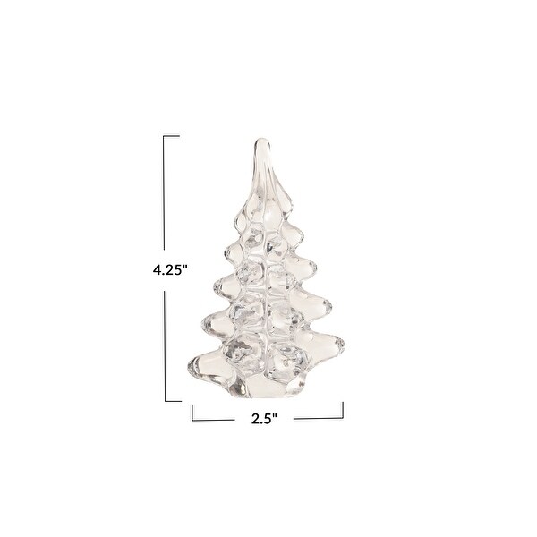 Decorative Glass Christmas Tree