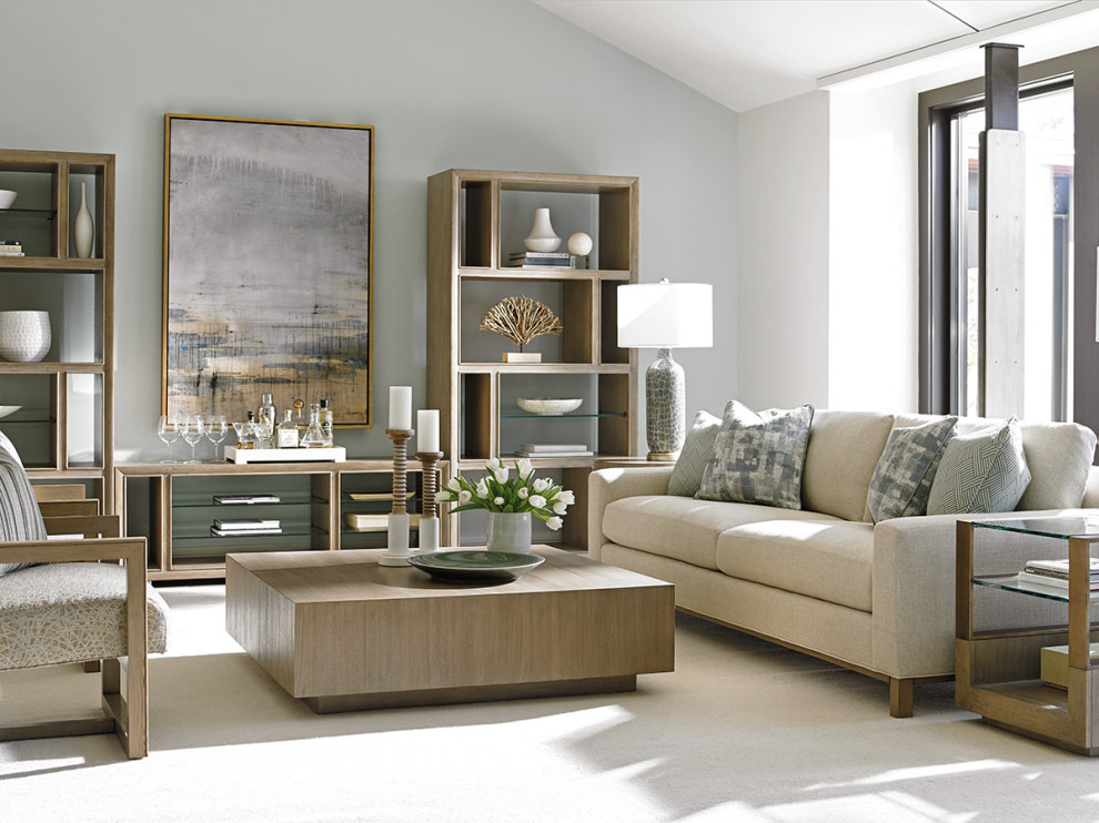 Spotlight Media Console   Transitional   Entertainment Centers And Tv Stands   by HedgeApple  Houzz