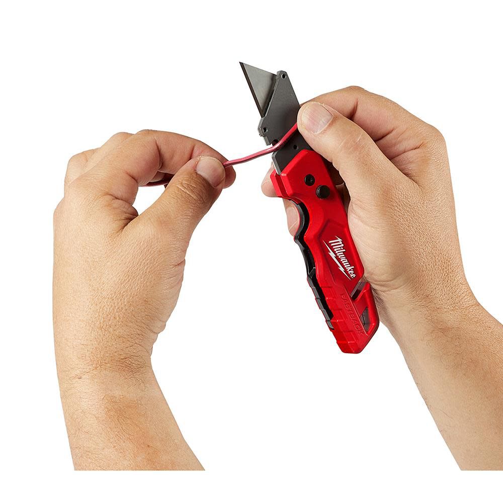 Milwaukee FASTBACK Folding Utility Knife with Blade Storage 48-22-1502 from Milwaukee