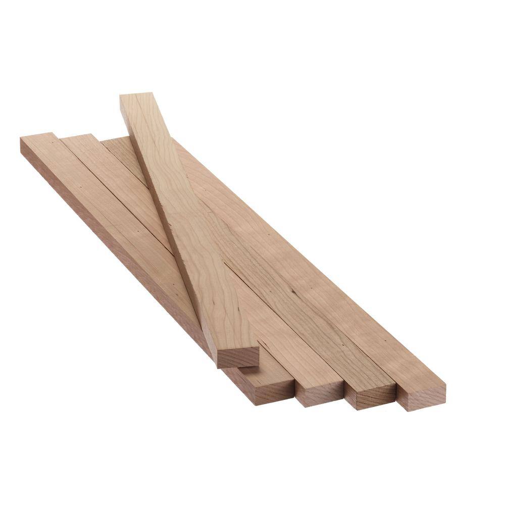 Swaner Hardwood 1 in. x 2 in. x 2 ft. FAS Cherry S4S Board (5-Piece per Case) OL2626823