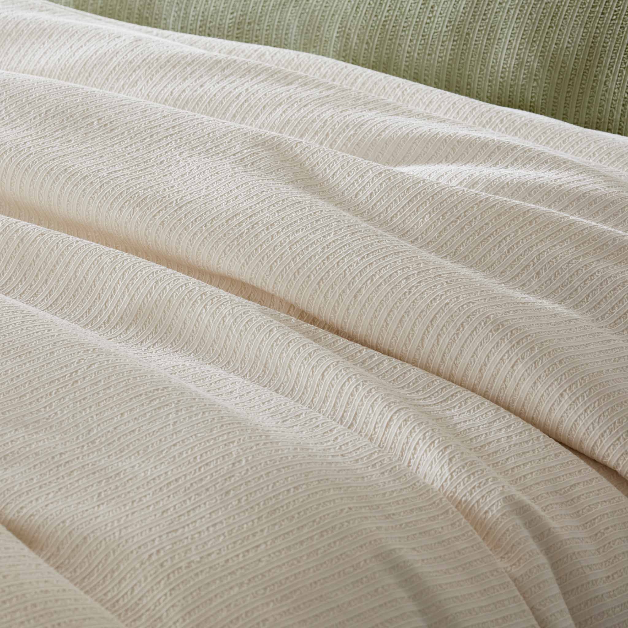 Textured Stripe Duvet Cover - Last Call