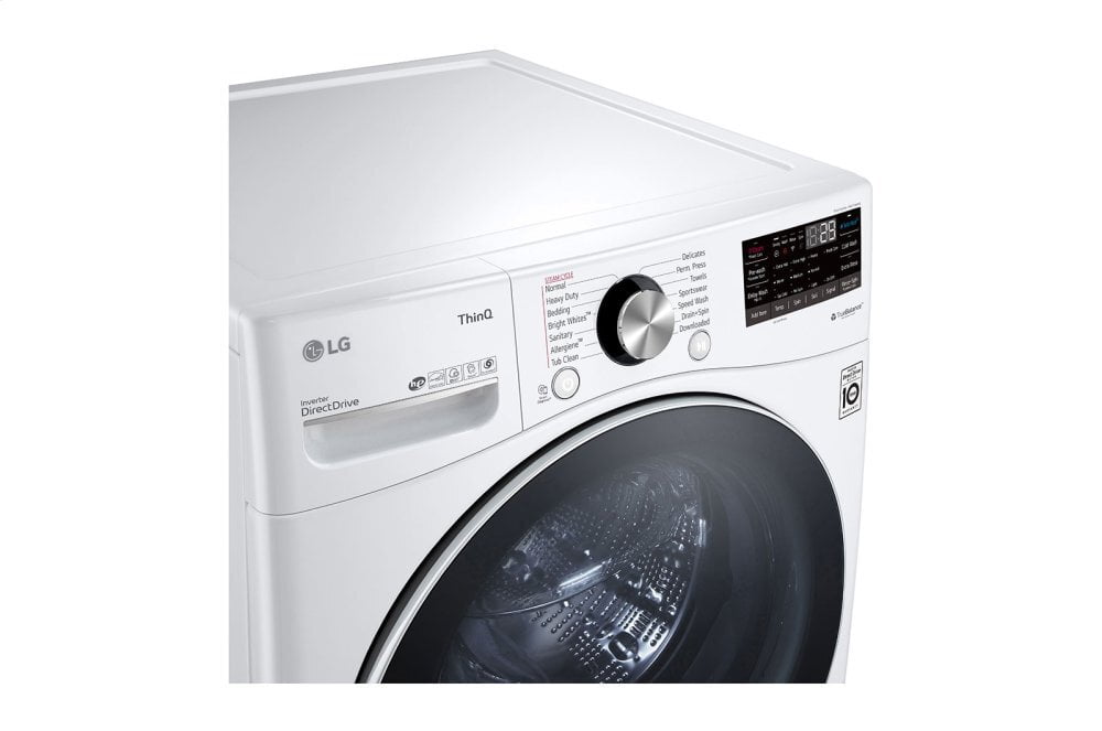 Lg WM4200HWA 5.0 Cu. Ft. Mega Capacity Smart Wi-Fi Enabled Front Load Washer With Turbowash™ 360(Degree) And Built-In Intelligence