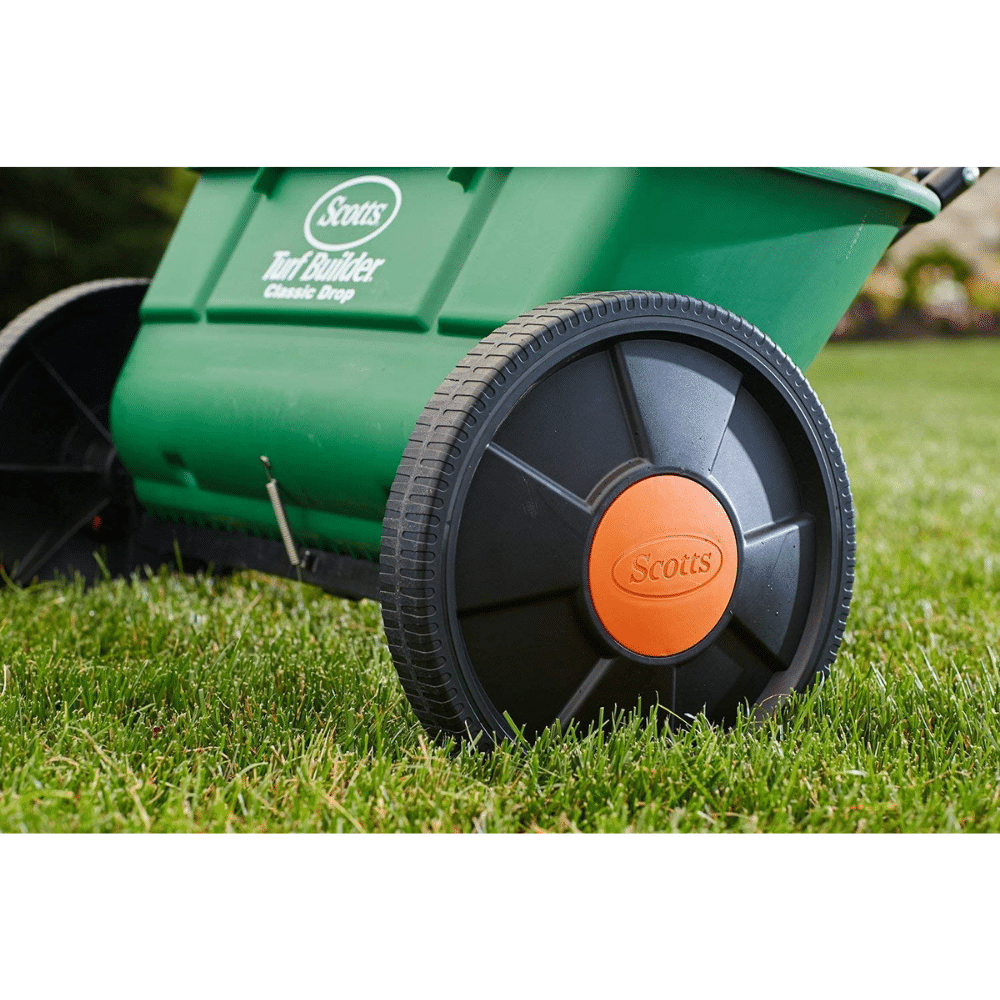 Scotts 76565 Turf Builder Classic Drop Spreader， Single Pack