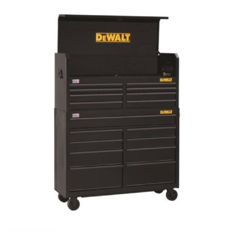 52 In. Black Metal Tool Chest Complete Unit