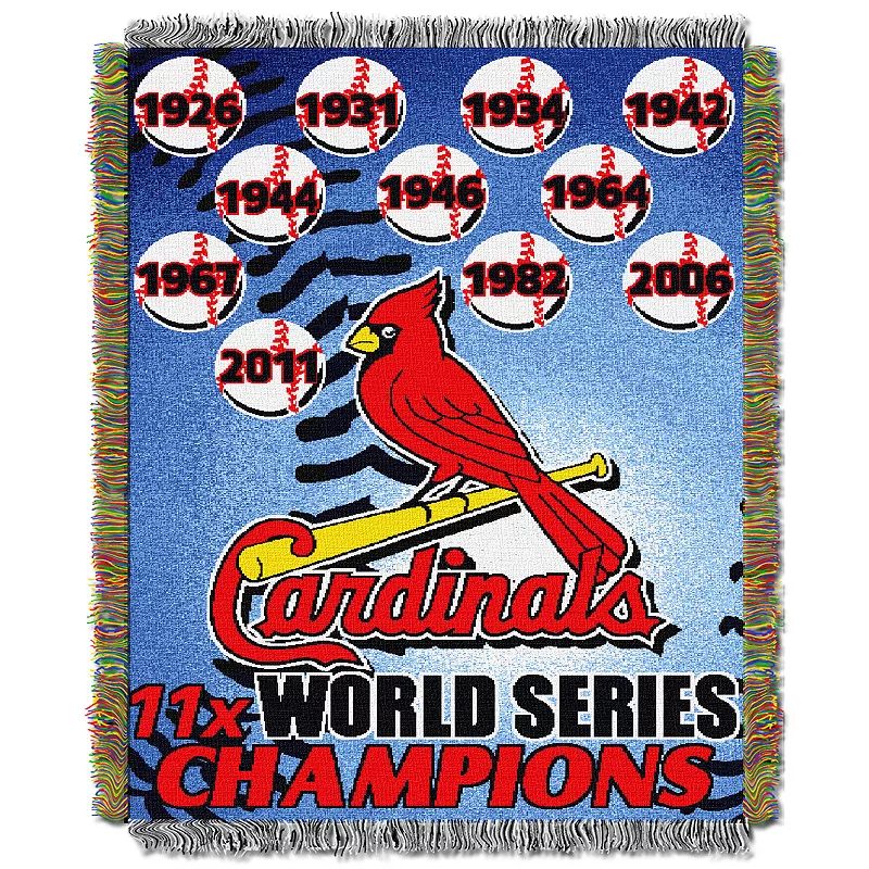 St. Louis Cardinals Commemorative Throw by Northwest