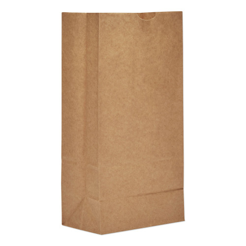 General Grocery Paper Bags， 57 lb Capacity， #8， 6.13