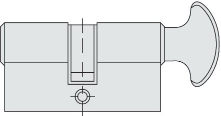 Hafele 916.19.101 European Profile Cylinder  Singl...