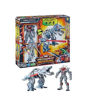 Marvel Mech Strike Mechasaurs Ultron Primeval with T-R3X