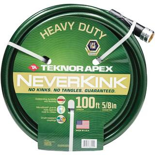 Teknor Apex Neverkink 58 in. x 100 ft. Heavy Duty Garden Hose 8605 100