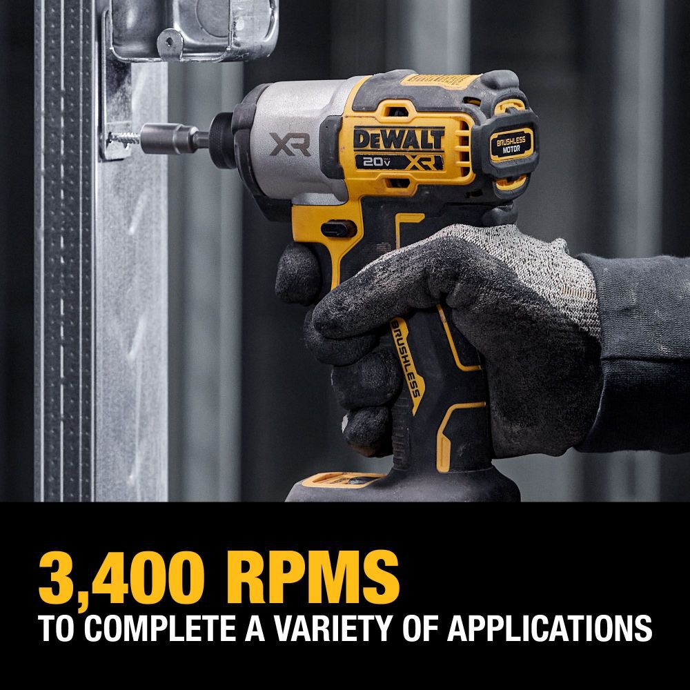 DEWALT 20V MAX XR 1/4" Impact Driver Kit DCF845P2 from DEWALT