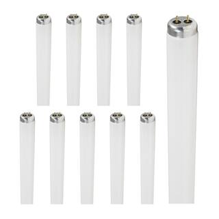 Sylvania 40-Watt 4 ft. Linear T12 Fluorescent Tube Light Bulb Cool White (10-Pack) 22645